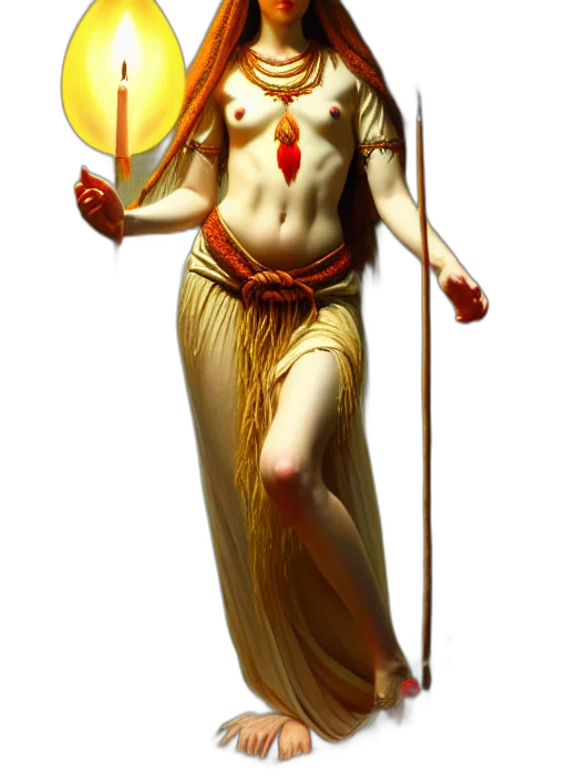 staff, fantasy art, concept art, 3d render transparent PNG cut-out