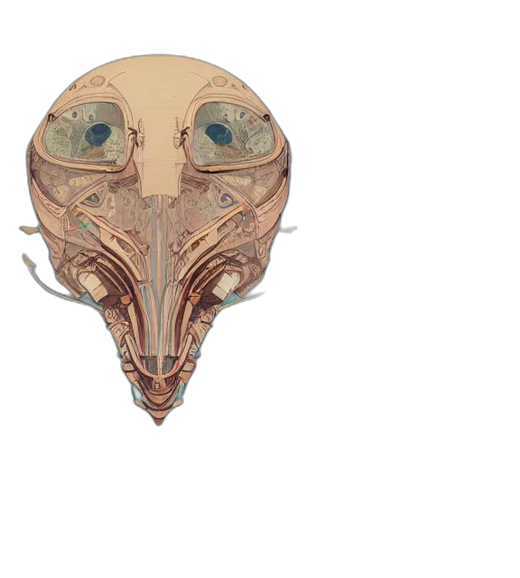 mask, face, creature, animal transparent PNG cut-out