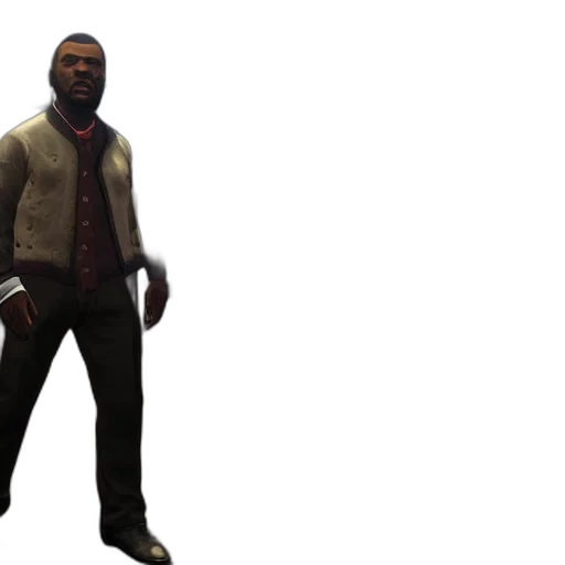 jacket, staff, creature, weapon transparent PNG cut-out
