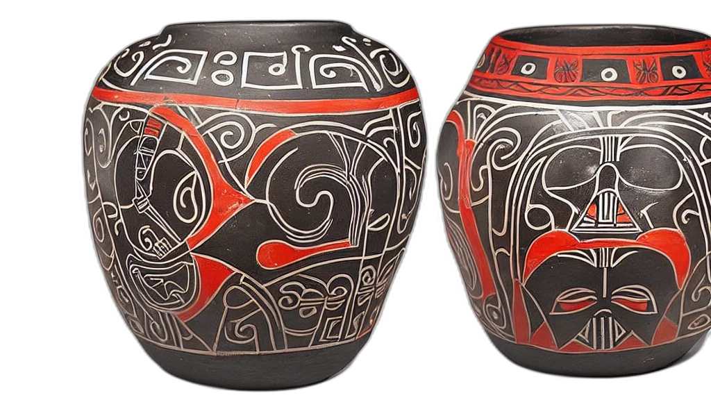mask, jewelry, pot, decorative transparent PNG cut-out