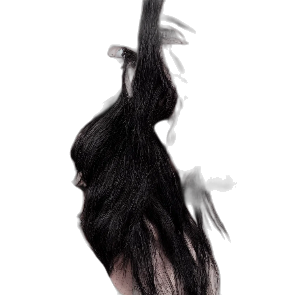 hair, mask, crown, creature transparent PNG cut-out