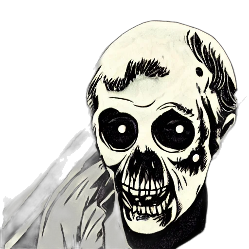 mask, face, staff, comic book art transparent PNG cut-out