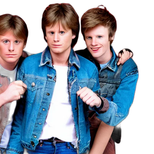 jacket, hair, photorealistic, marty transparent PNG cut-out