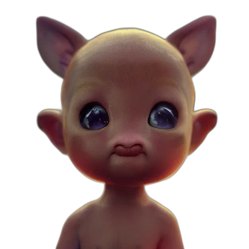 face, creature, animal, staff transparent PNG cut-out