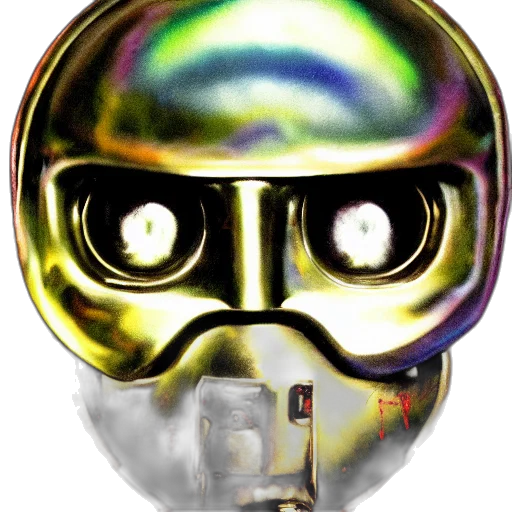 mask, robot, face, weapon transparent PNG cut-out