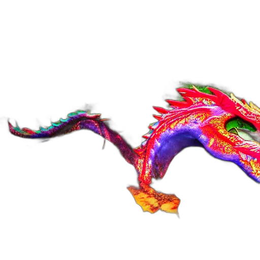 dragon, weapon, animal, staff transparent PNG cut-out