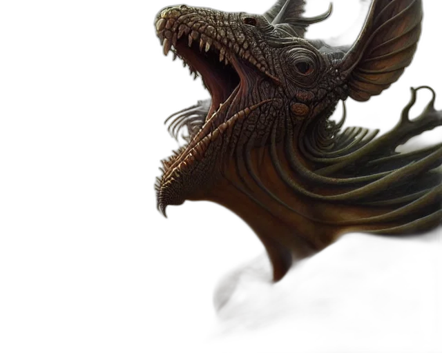 dragon, creature, animal, concept art transparent PNG cut-out