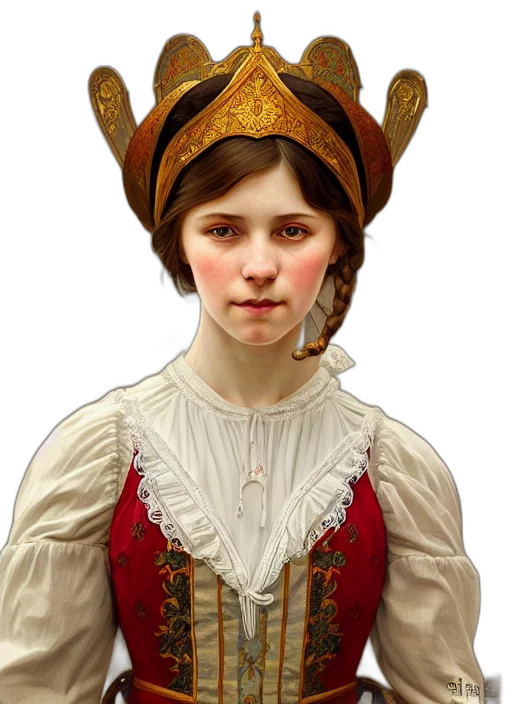crown, hat, face, staff transparent PNG cut-out