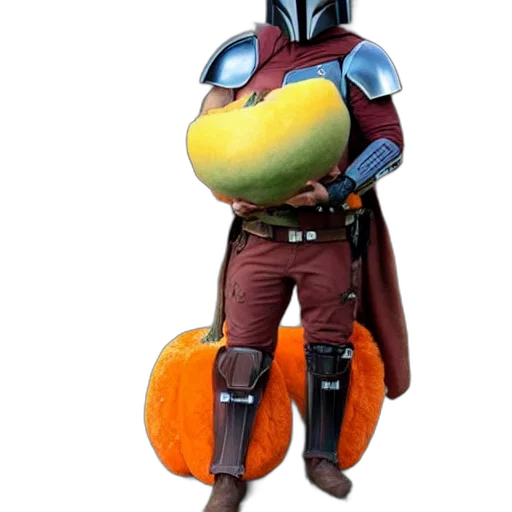 robot, concept art, mandalorian, large transparent PNG cut-out