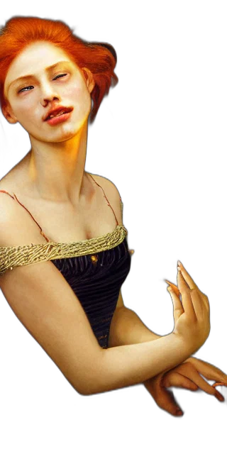 dress, jewelry, mask, face transparent PNG cut-out