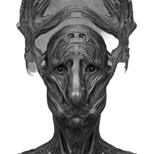 mask, face, creature, robot transparent PNG cut-out