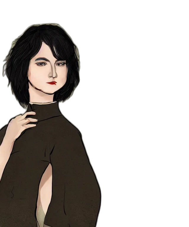 dress, jacket, cartoon, concept art transparent PNG cut-out