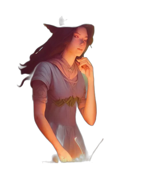 staff, dress, sword, jewelry transparent PNG cut-out