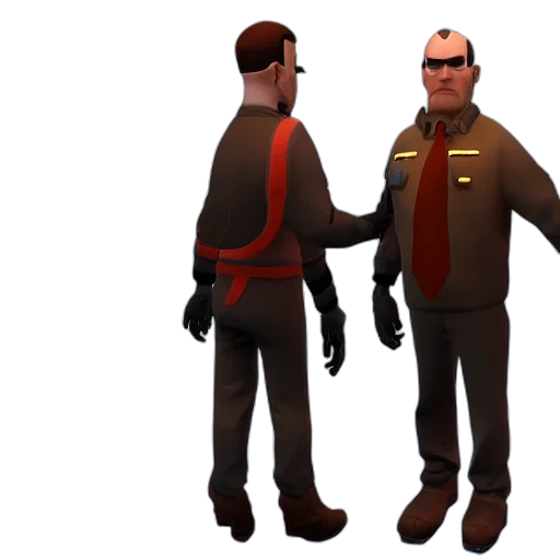 jacket, staff, weapon, robot transparent PNG cut-out