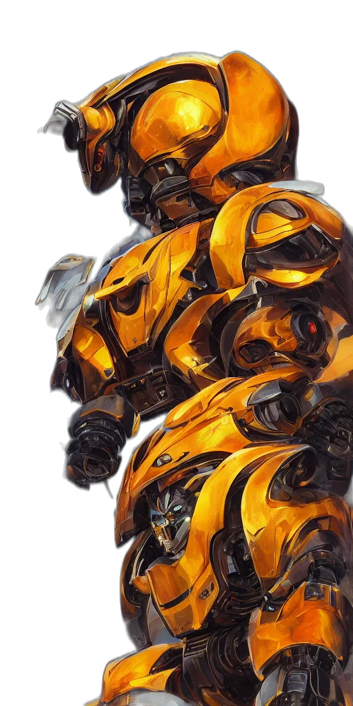 robot, weapon, mask, face transparent PNG cut-out