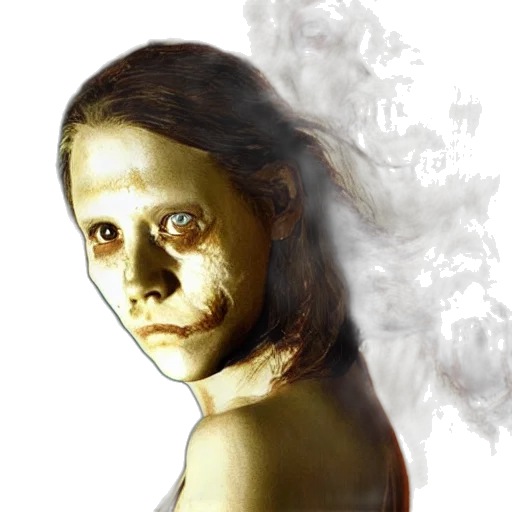 mask, face, creature, photorealistic transparent PNG cut-out
