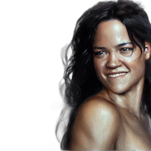 face, photorealistic, oil painting, fantasy art transparent PNG cut-out