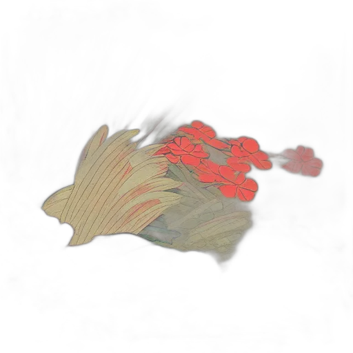 flower, dragon, mask, crown transparent PNG cut-out