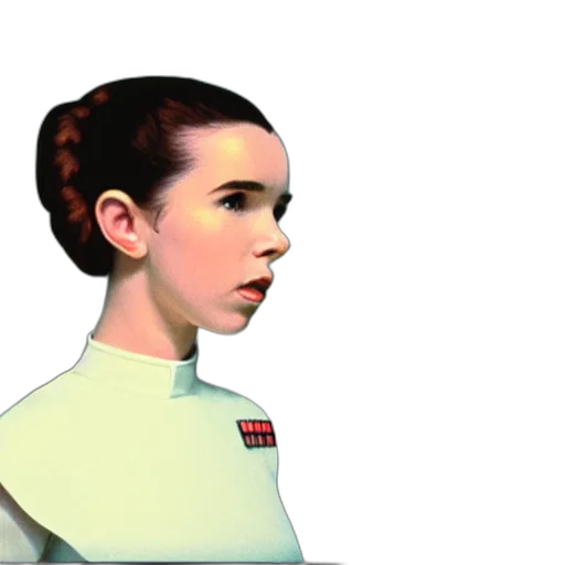 face, robot, staff, hair transparent PNG cut-out