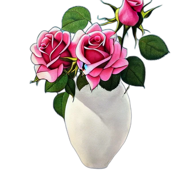 flower, crown, jewelry, 3d render transparent PNG cut-out