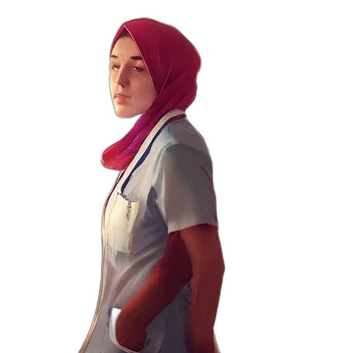 staff, face, dress, concept art transparent PNG cut-out