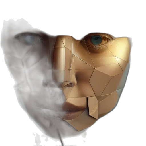 mask, face, robot, jewelry transparent PNG cut-out