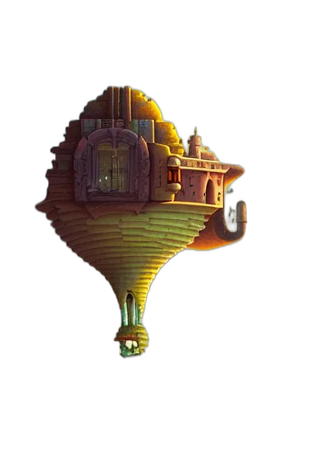 crown, hat, staff, weapon transparent PNG cut-out
