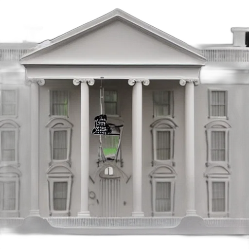 building, 3d render, concept art, model transparent PNG cut-out