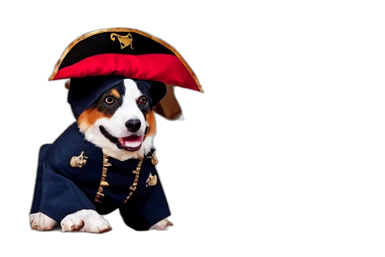 hat, jacket, staff, animal transparent PNG cut-out