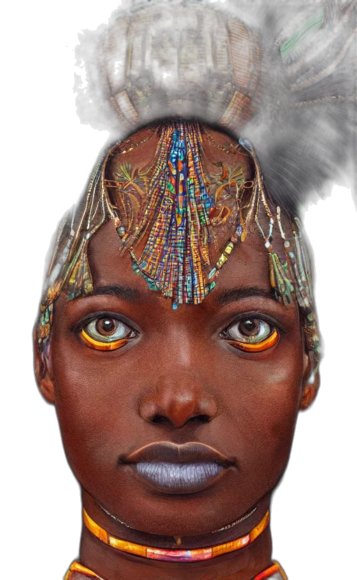 face, crown, mask, jewelry transparent PNG cut-out