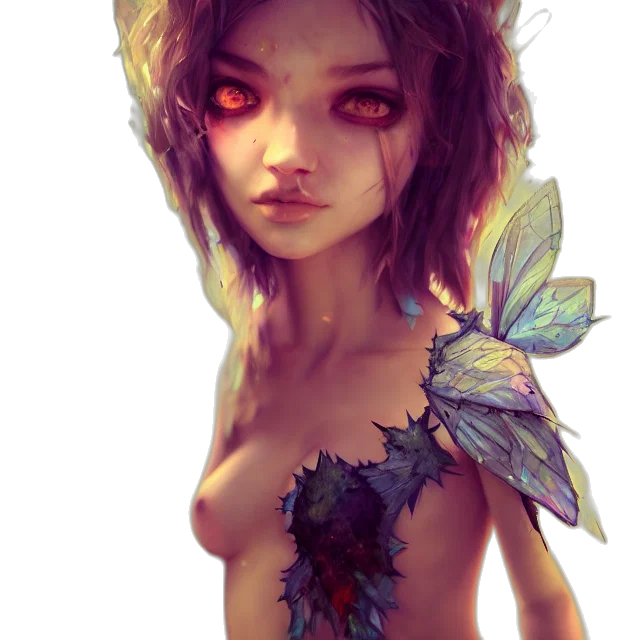 creature, face, fantasy art, concept art transparent PNG cut-out