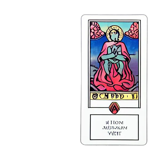 tarot, card, frame transparent PNG cut-out
