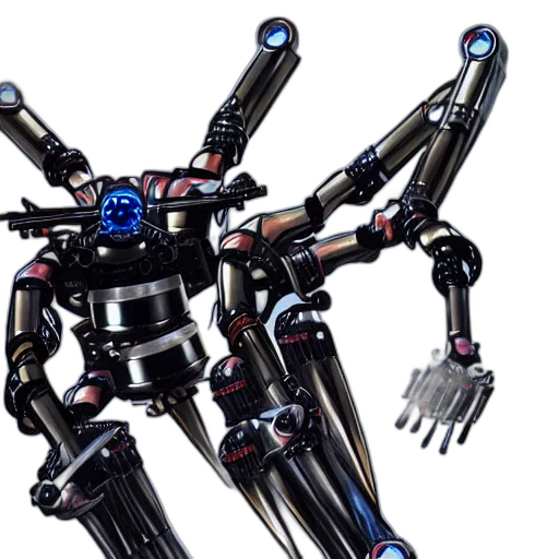robot, weapon, staff, concept art transparent PNG cut-out