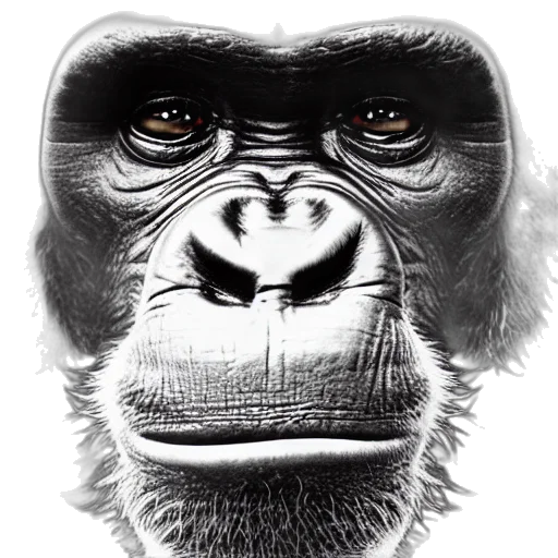 animal, face, mask, photorealistic transparent PNG cut-out