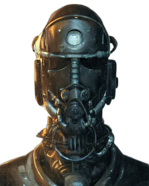 robot, mask, face, staff transparent PNG cut-out