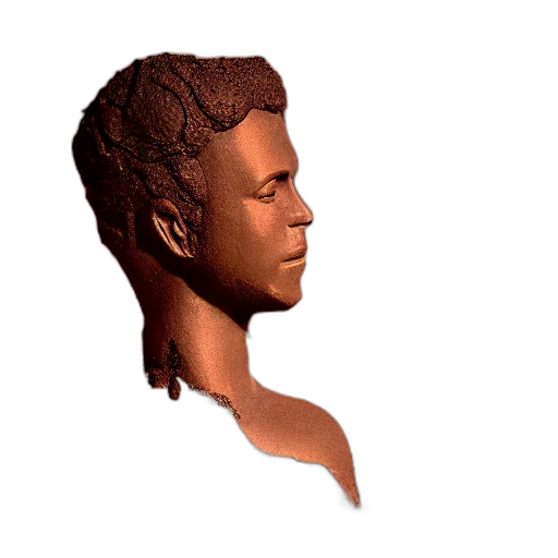 face, mask, crown, hair transparent PNG cut-out