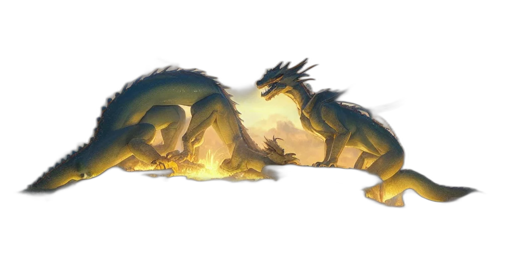 dragon, creature, animal, concept art transparent PNG cut-out