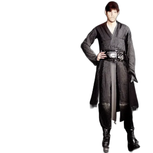 jacket, staff, concept art, photorealistic transparent PNG cut-out