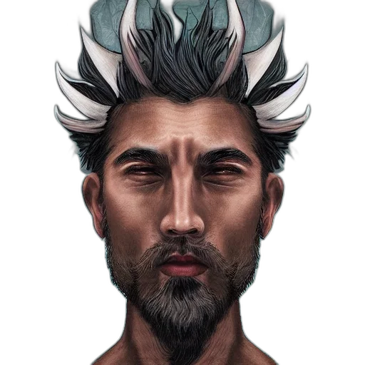 face, mask, dragon, crown transparent PNG cut-out