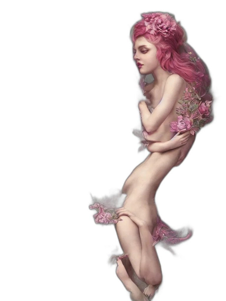 dress, creature, concept art, fantasy art transparent PNG cut-out