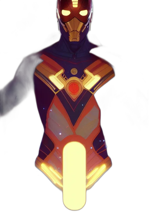 robot, dress, crown, weapon transparent PNG cut-out
