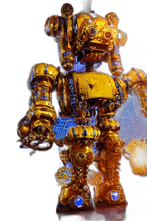 robot, weapon, sword, staff transparent PNG cut-out