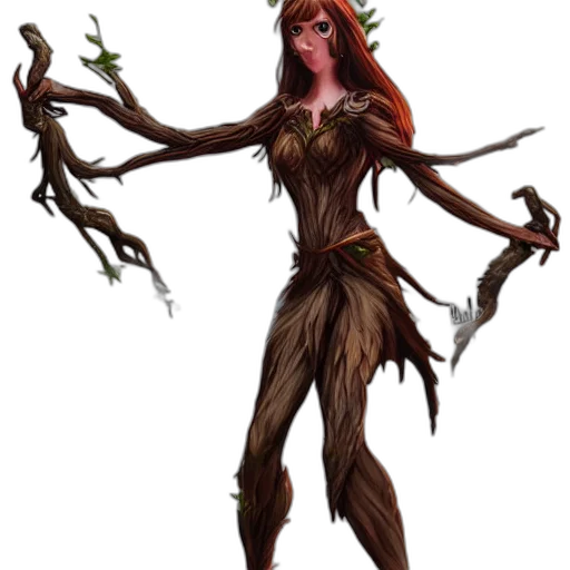 staff, creature, concept art, fantasy art transparent PNG cut-out