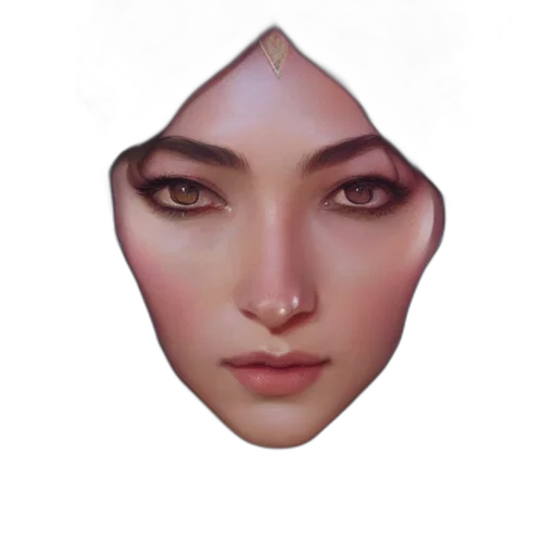 face, mask, crown, jewelry transparent PNG cut-out