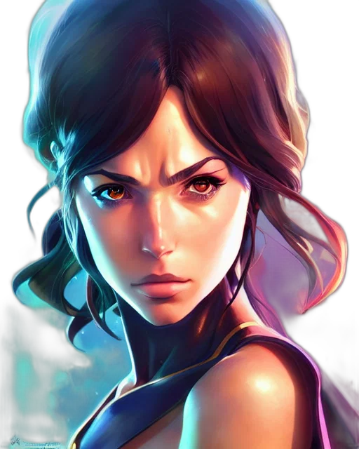 face, fantasy art, comic book art, concept art transparent PNG cut-out