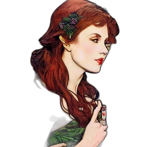 dress, jewelry, crown, face transparent PNG cut-out