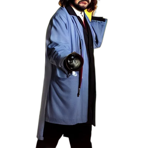 staff, jacket, robot, concept art transparent PNG cut-out