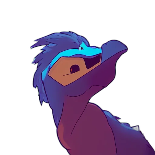 dragon, staff, creature, animal transparent PNG cut-out