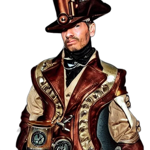 staff, jacket, hat, face transparent PNG cut-out