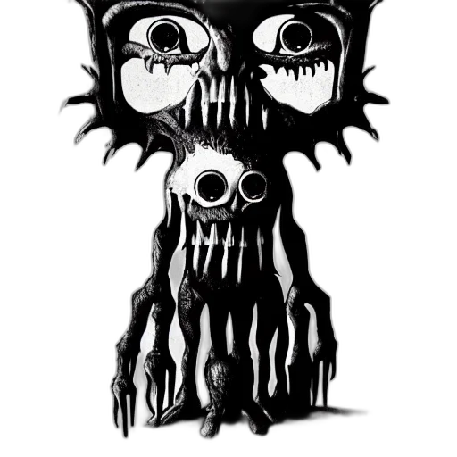 creature, face, mask, crown transparent PNG cut-out